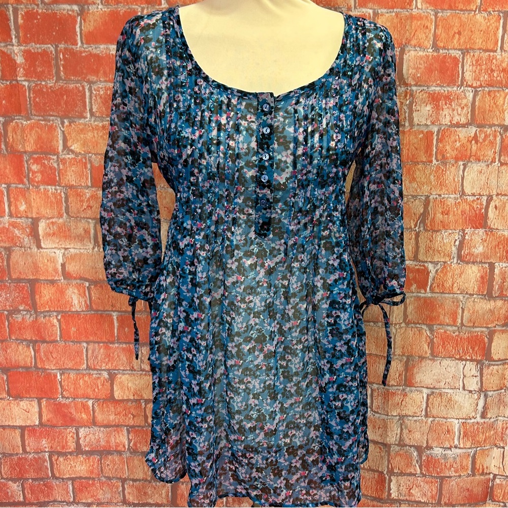 Charlotte Russe Floral Tunic Babydoll Top‎